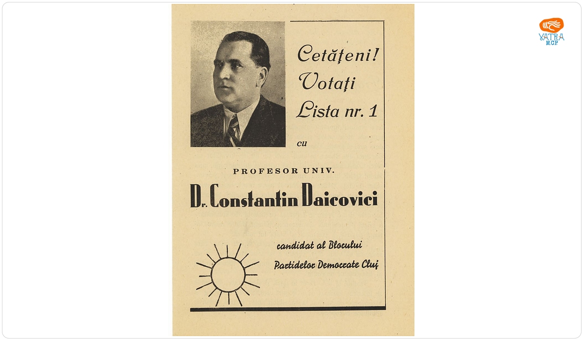 Votați prof. univ. C. Daicoviciu candidat al BPD