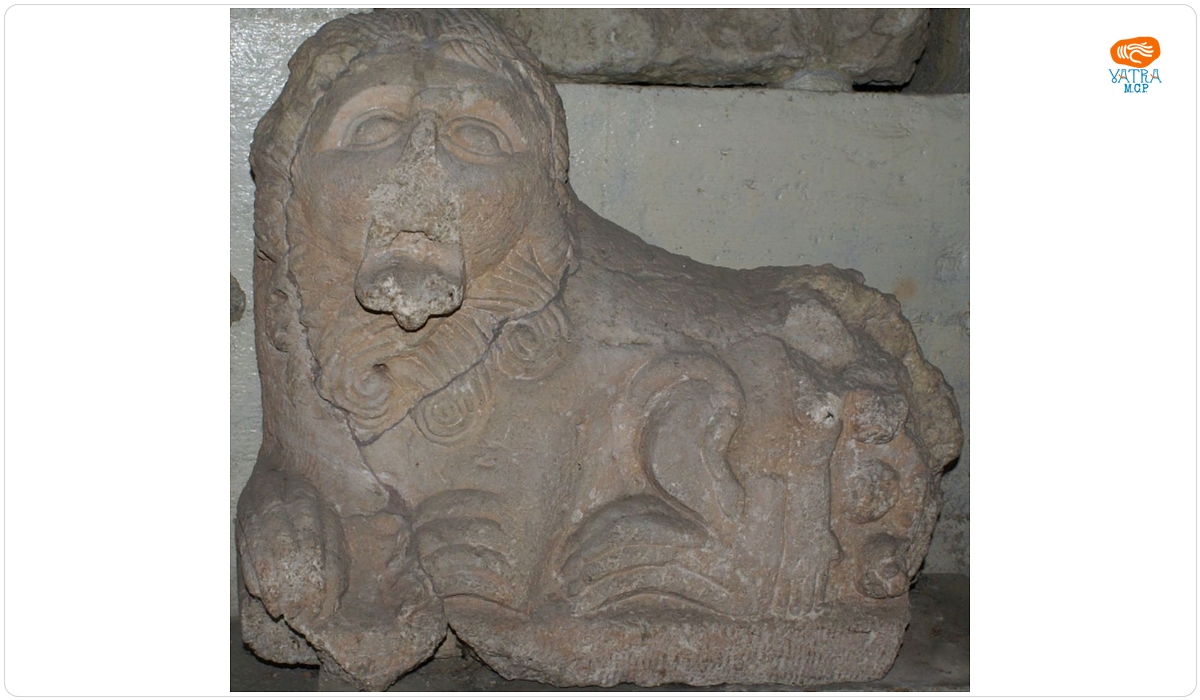 Leu funerar adosat