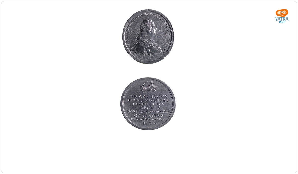 Medalie dedicată alegerii și încoronării lui Francisc I ca rege roman