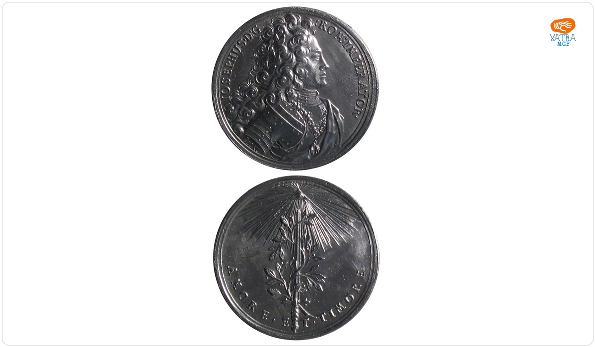 Medalie dedicată încoronării lui Iosif I ca împărat roman