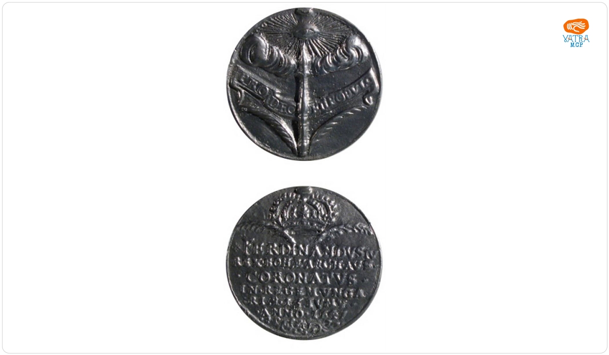 Medalie dedicată încoronării lui Ferdinand IV ca rege al Ungariei