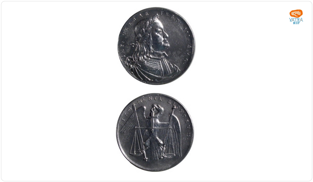 Medalie dedicata încoronării lui Ferdianad al III-lea ca împărat roman