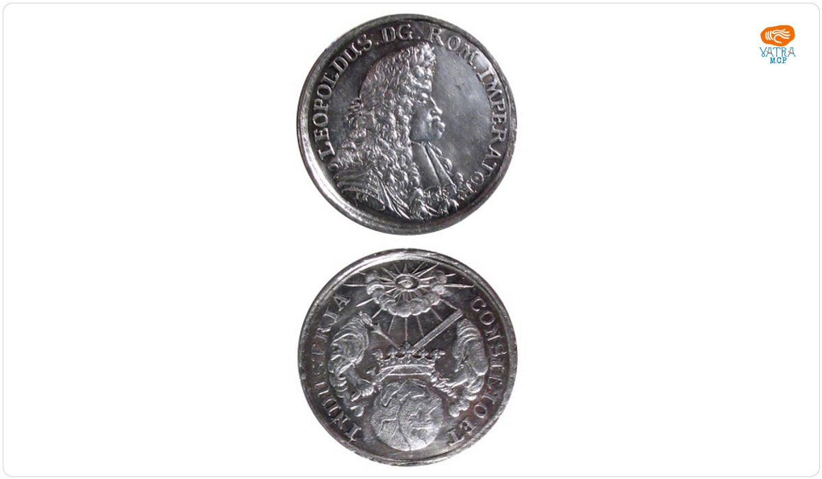 Medalie dedicată încoronării lui Leopold I ca împărat roman