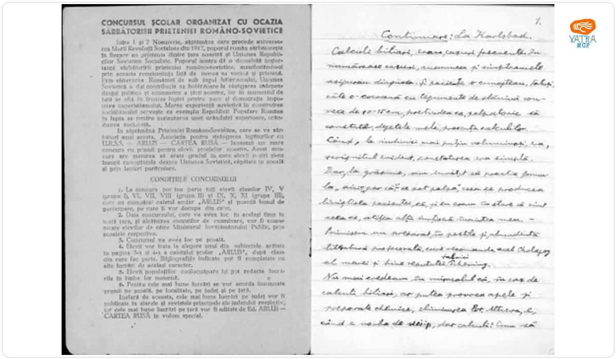 A. Vaida Voevod, Memorii despre activitatea sa ca medic la Karlsbad, înainte de 1918