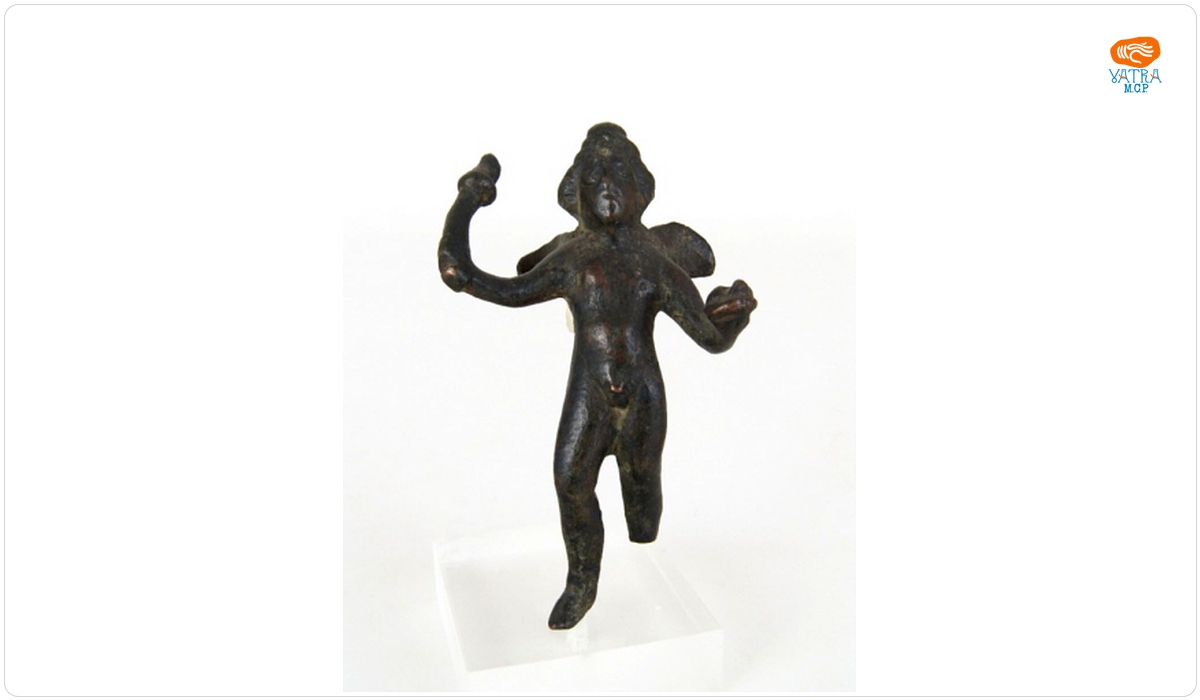 Amor înaripat, nud