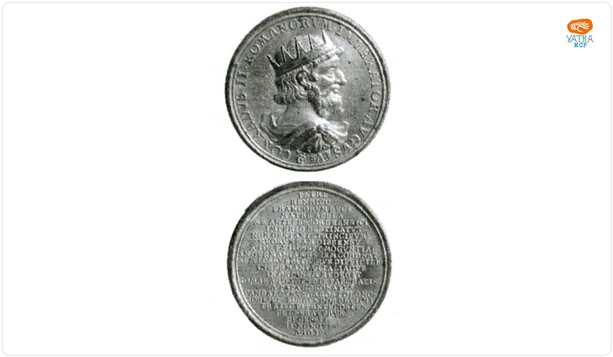Medalie dedicată împăratului Konrad II