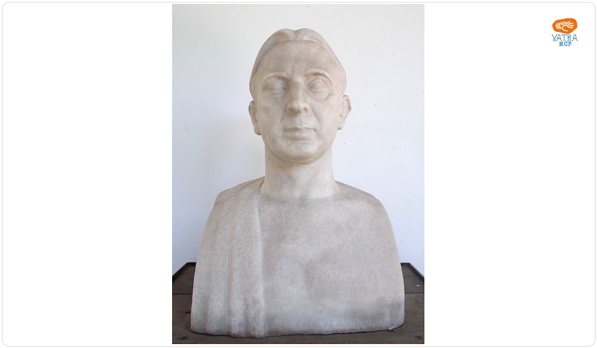 Bustul lui Octavian Goga