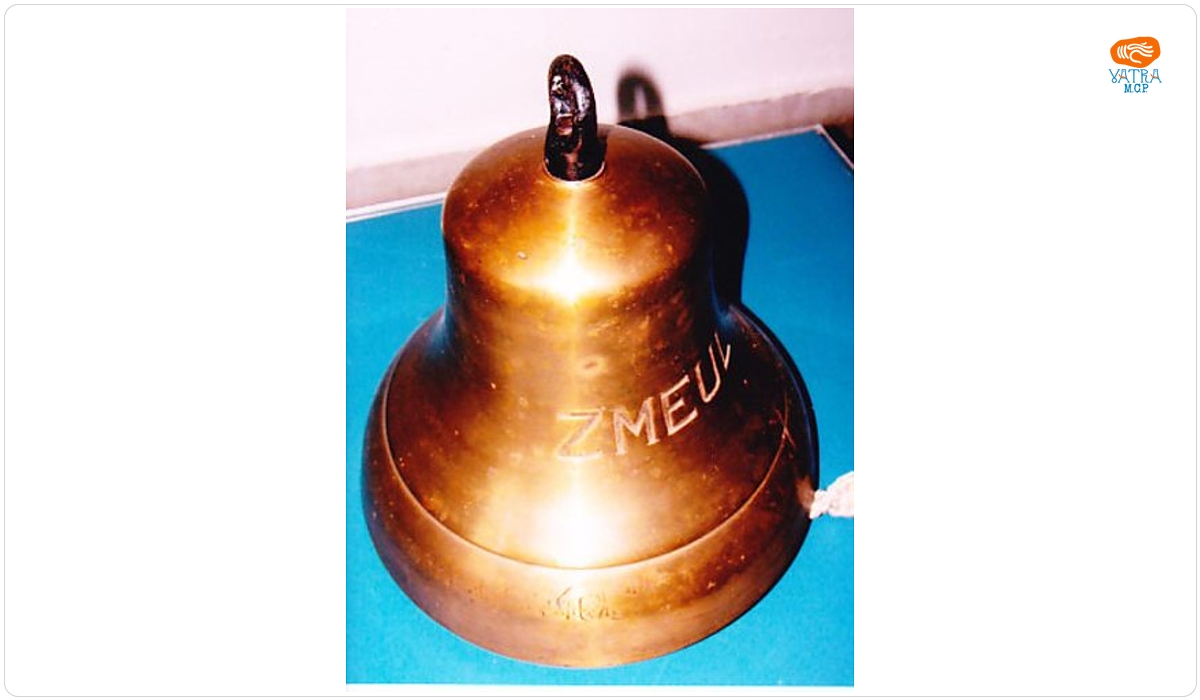 Clopot de bord de pe torpilorul „Zmeul”