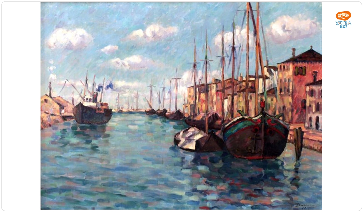 Nicolae Dărăscu — Bărci la Chioggia