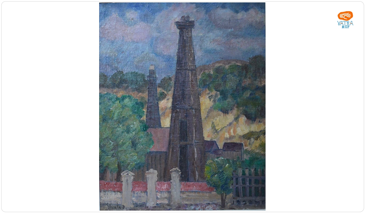 Dumitru Ghiață — Peisaj cu sonde