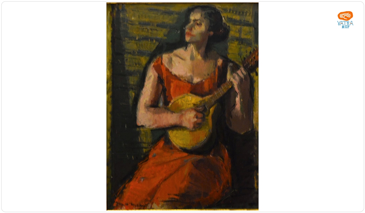 Fata cu chitara (Portret-compoziție)