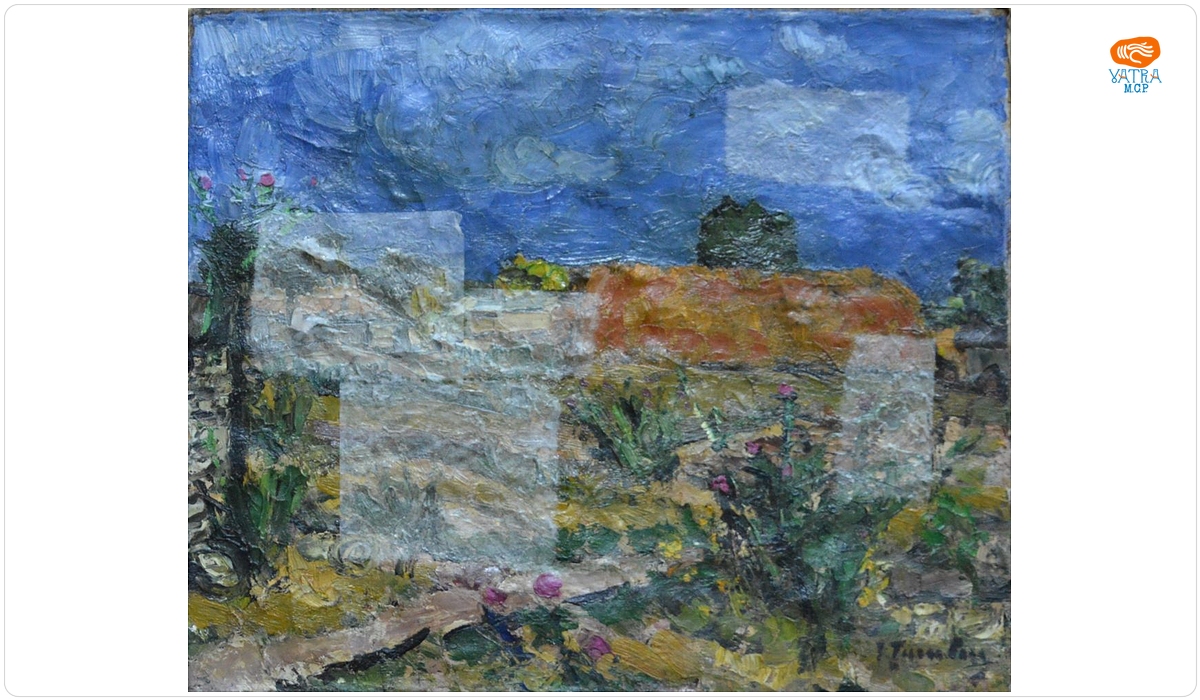 Ion Țuculescu — Peisaj (Șura de fân)