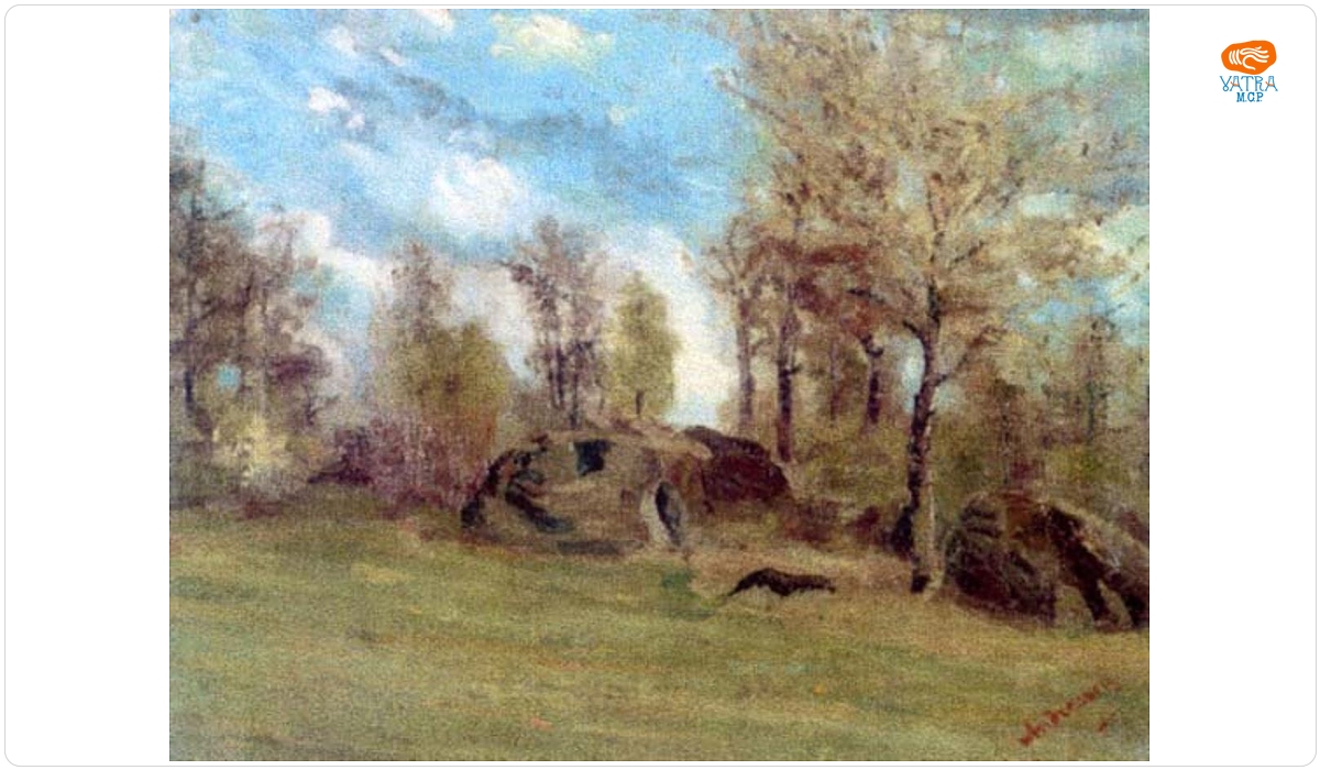 Ion Andreescu — Stânci în pădure