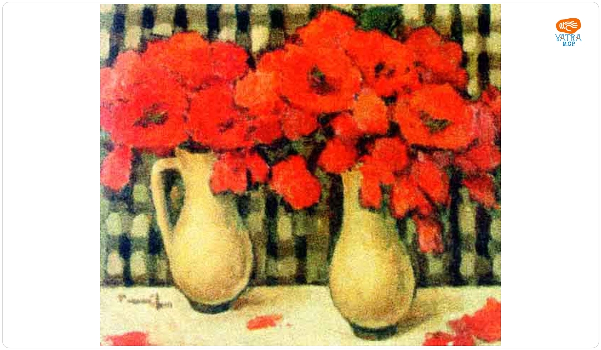 Vase cu maci