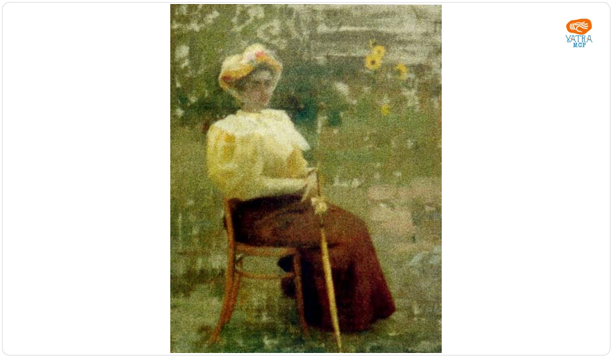 Femeie în grădină