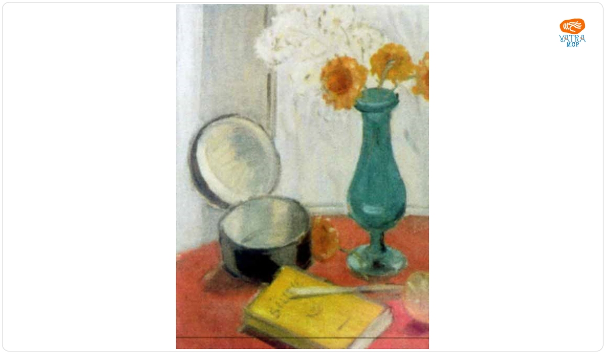 Theodor Pallady — Natură moartă (Flori de soc și gălbenele)