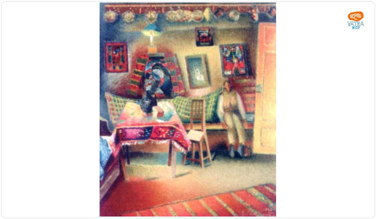 Interior românesc la Sâmbăta de Sus