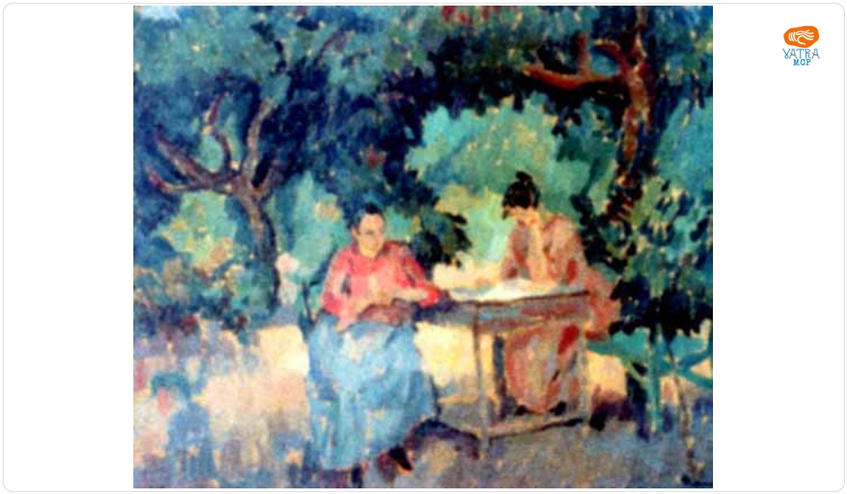 Ion Theodorescu Sion — În grădină
