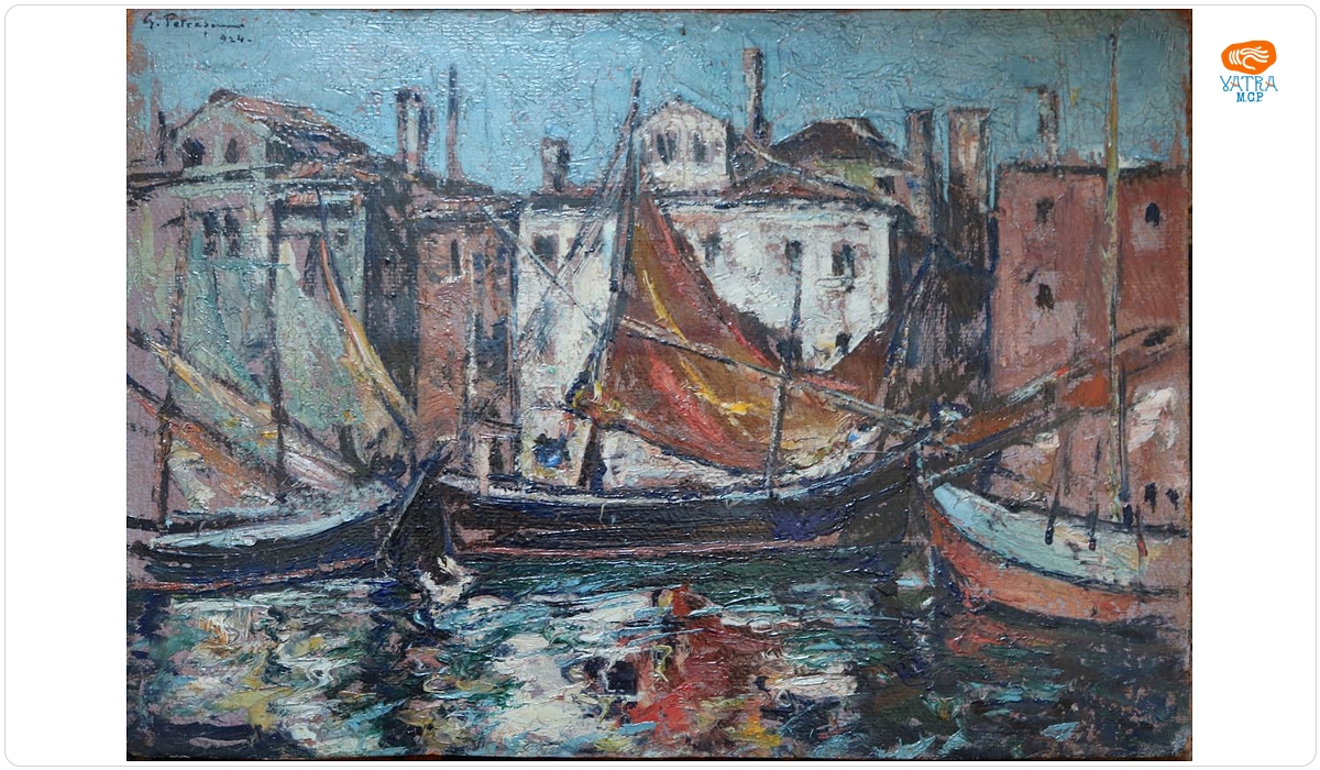 Gheorghe Petrașcu — Peisaj marin (Chioggia ?)