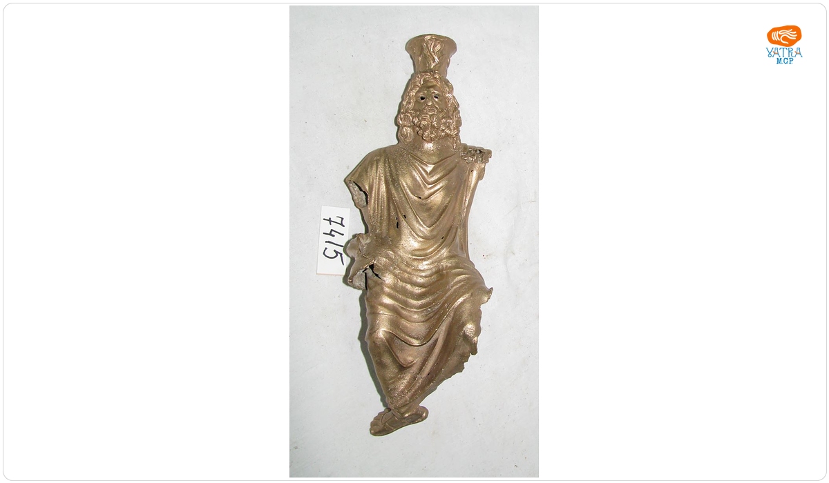 Statuetă de bronz cu reprezentarea zeului Serapis