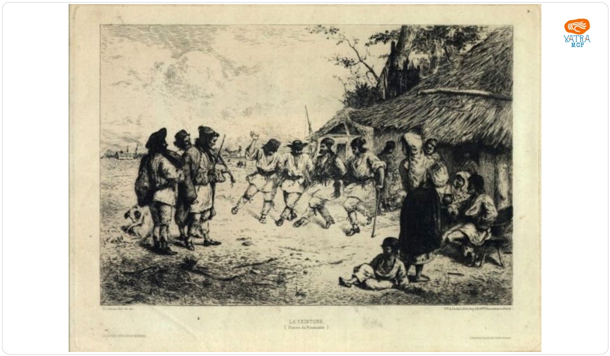 Theodor Aman — La ceinture. Danse de roumanie/Brâul. Dans românesc