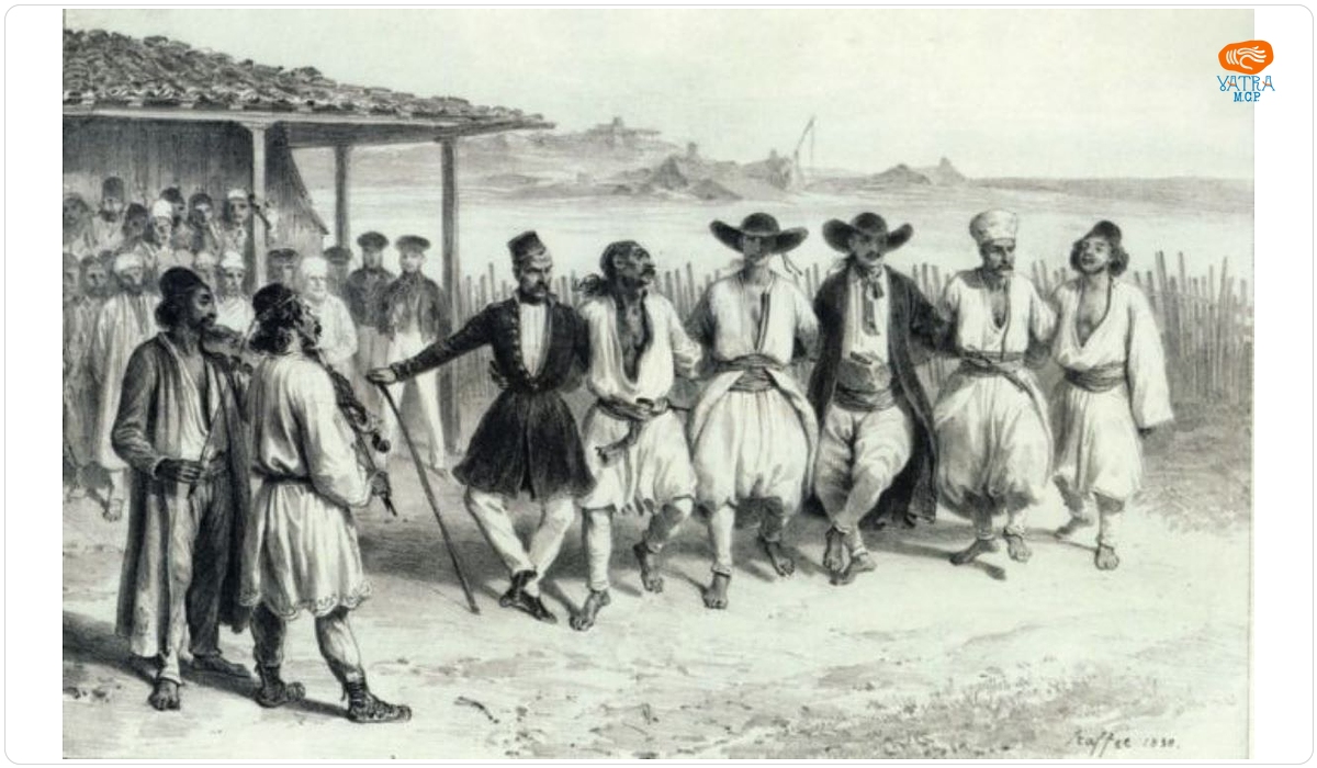 La jok. Danse valaque. Tchernecz, Valachie/La joc. Dans valah din Cerneți, Valahia