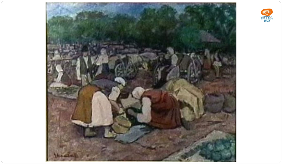 Dumitru Ghiață — Târg la Baia de Aramă