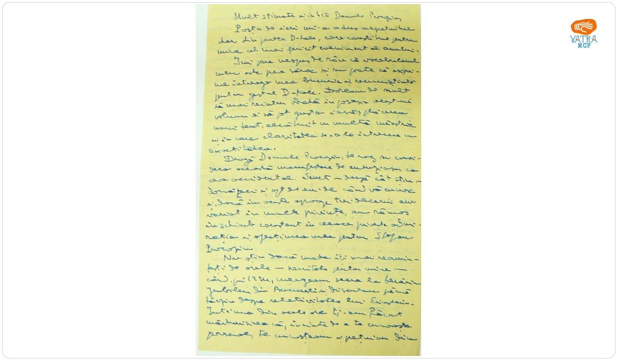 Nicolae Bărbulescu către prof. Ștefan Procopiu