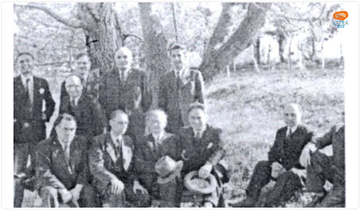 Prof. Stuart, prof. Plăcințeanu, ing. Volanscki, M. Saoul, Ștefan Procopiu, prof. Potop, C. Mihul, O. Mayer