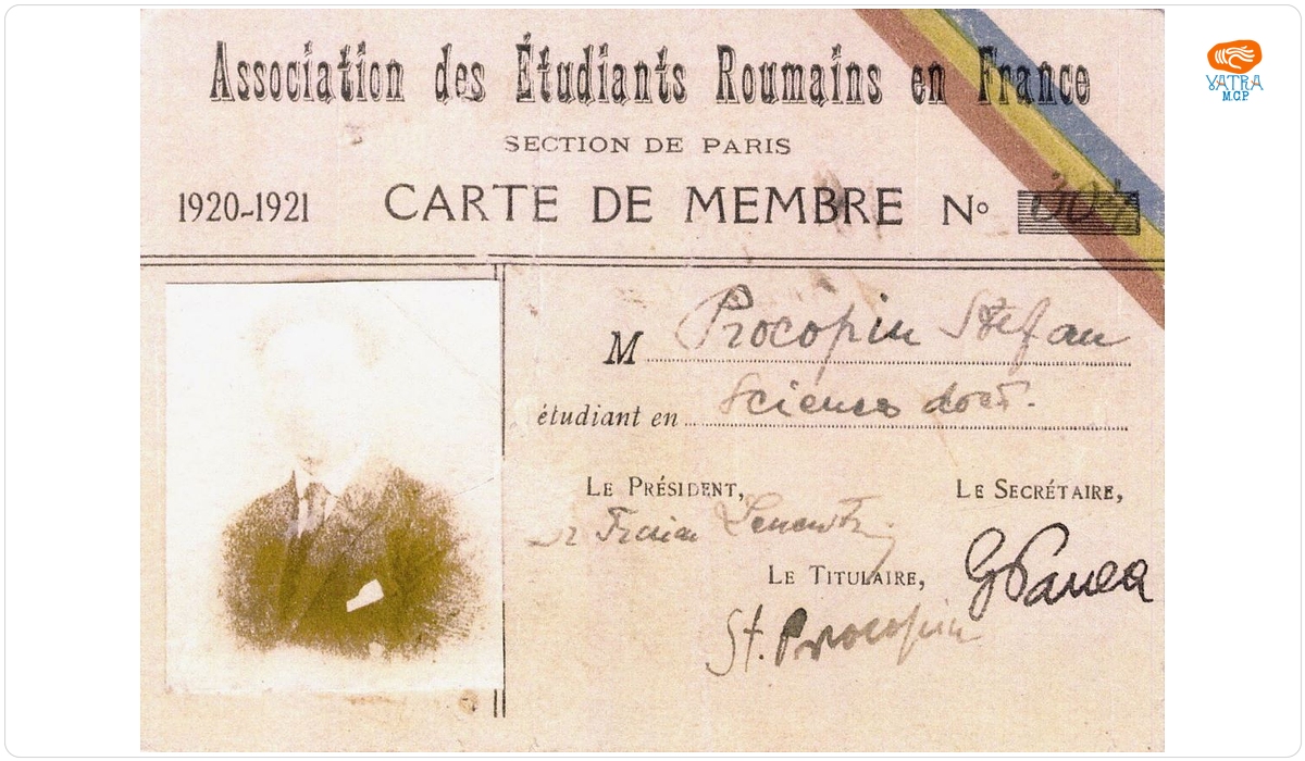 Carte de membru (Titlu:Regest)