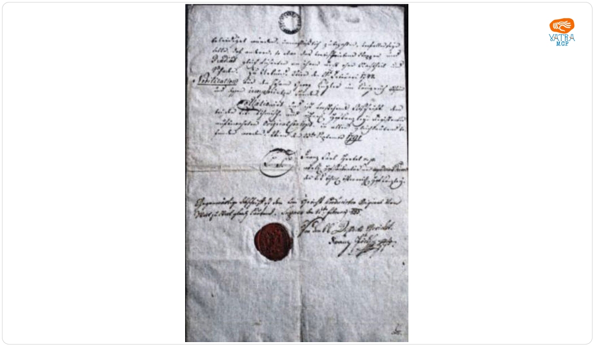 Maria Theresia — Titlu de înnobilare conferit familiei Cugler de către împărăteasa Maria Tereza a Austro-Ungariei