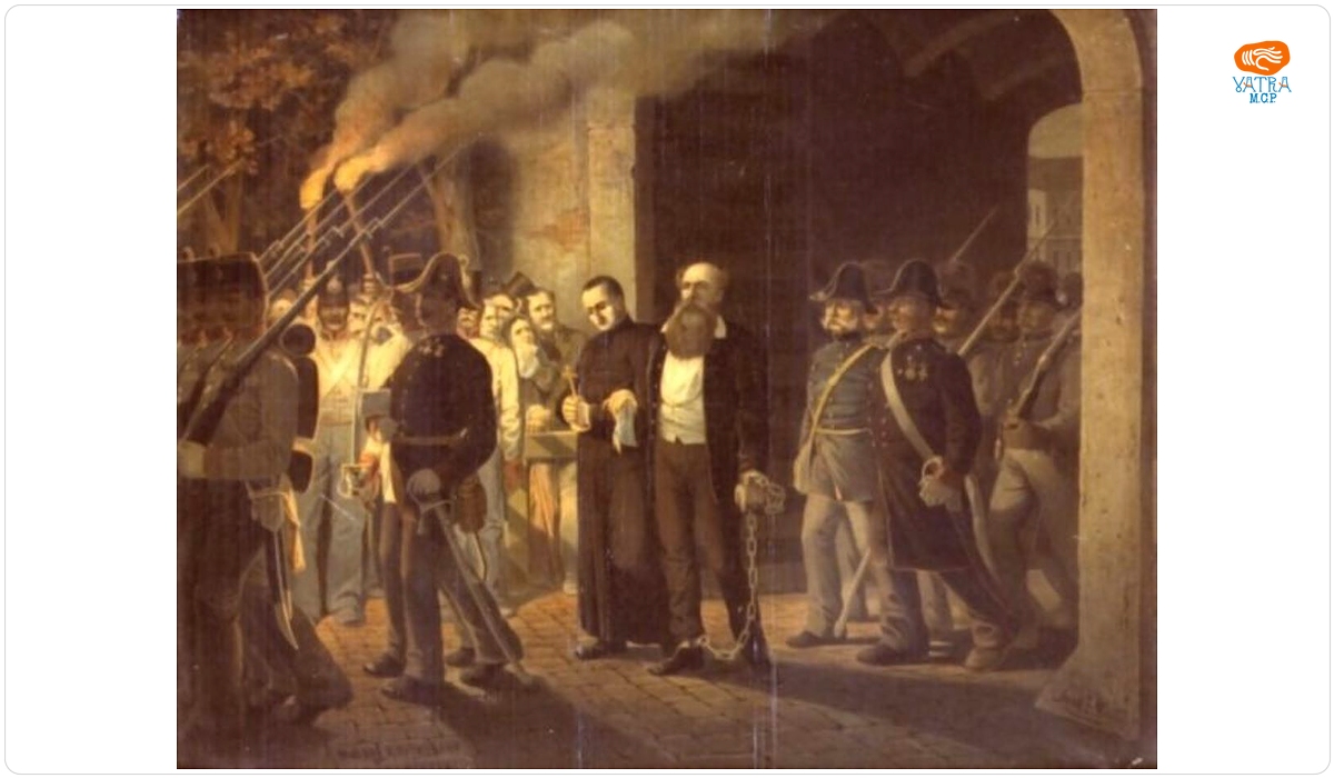 Janos Janko — Scena executării contelui Batthyany Lajos