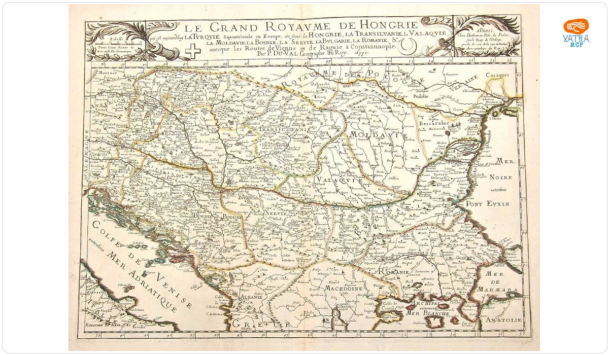 Pierre Duval — Pierre Duval, Ungaria și țările vecine, Paris, 1677