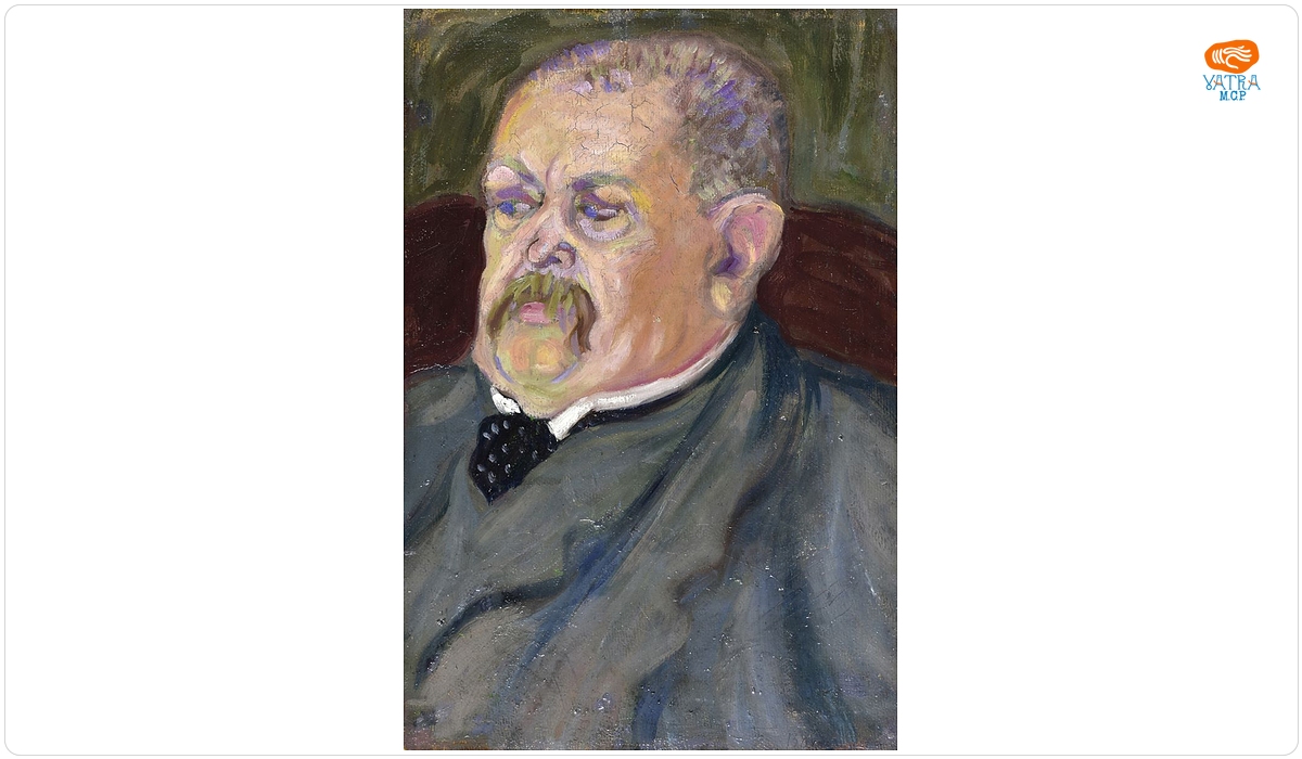 Tibor BOROMISZA — Portret de bărbat/ Scenă cu personaje (verso)