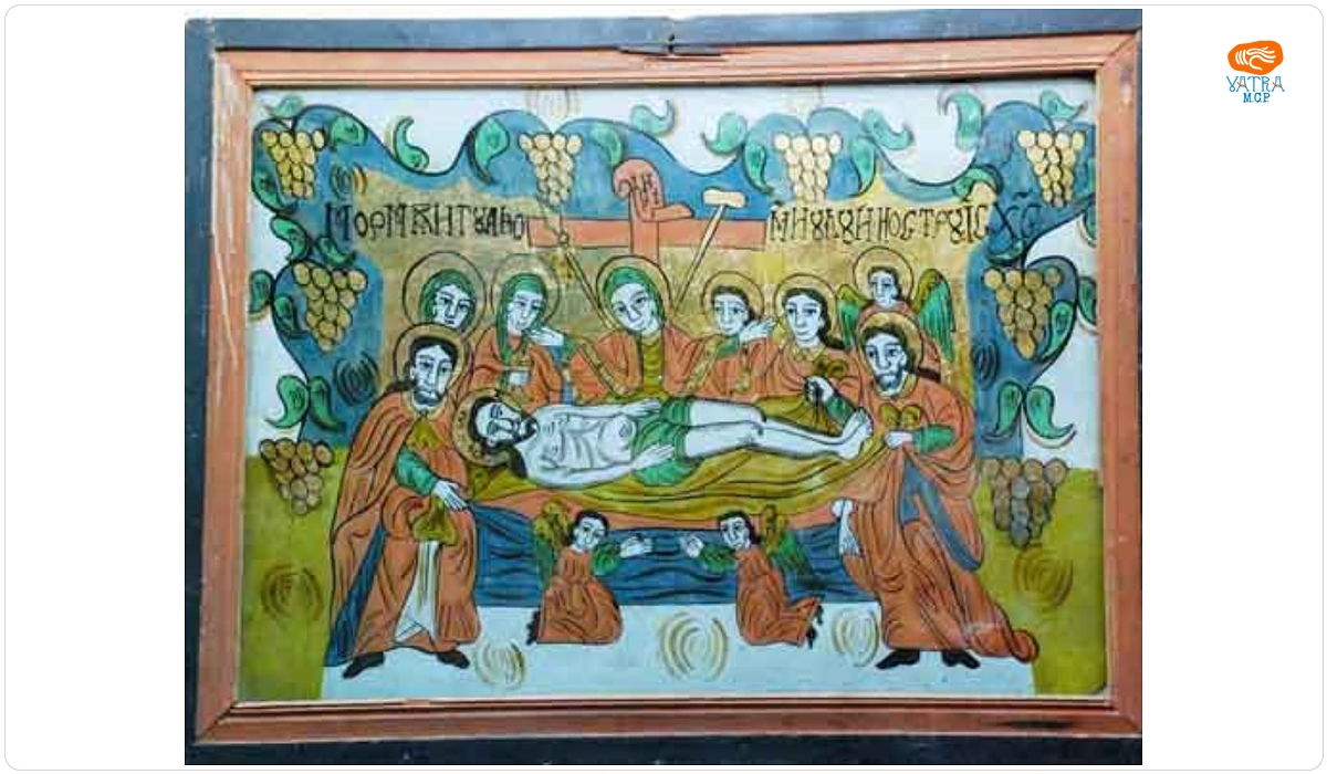 Popa Sandu Zugravul — Punerea în mormânt