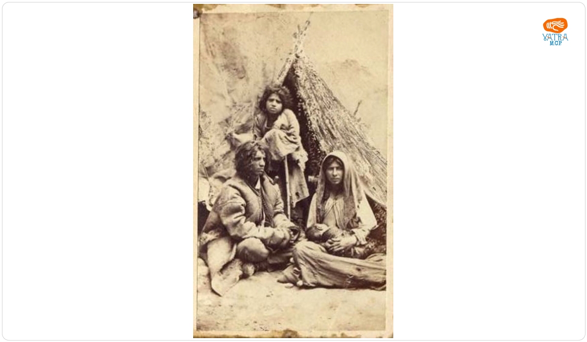 Glatz, Theodor; Koller, Carl — Familie de țigani cu doi copii