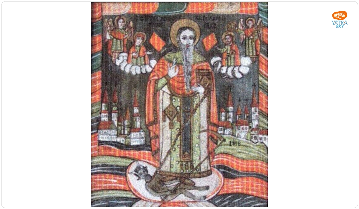 Sfântul Haralambie omorând ciuma