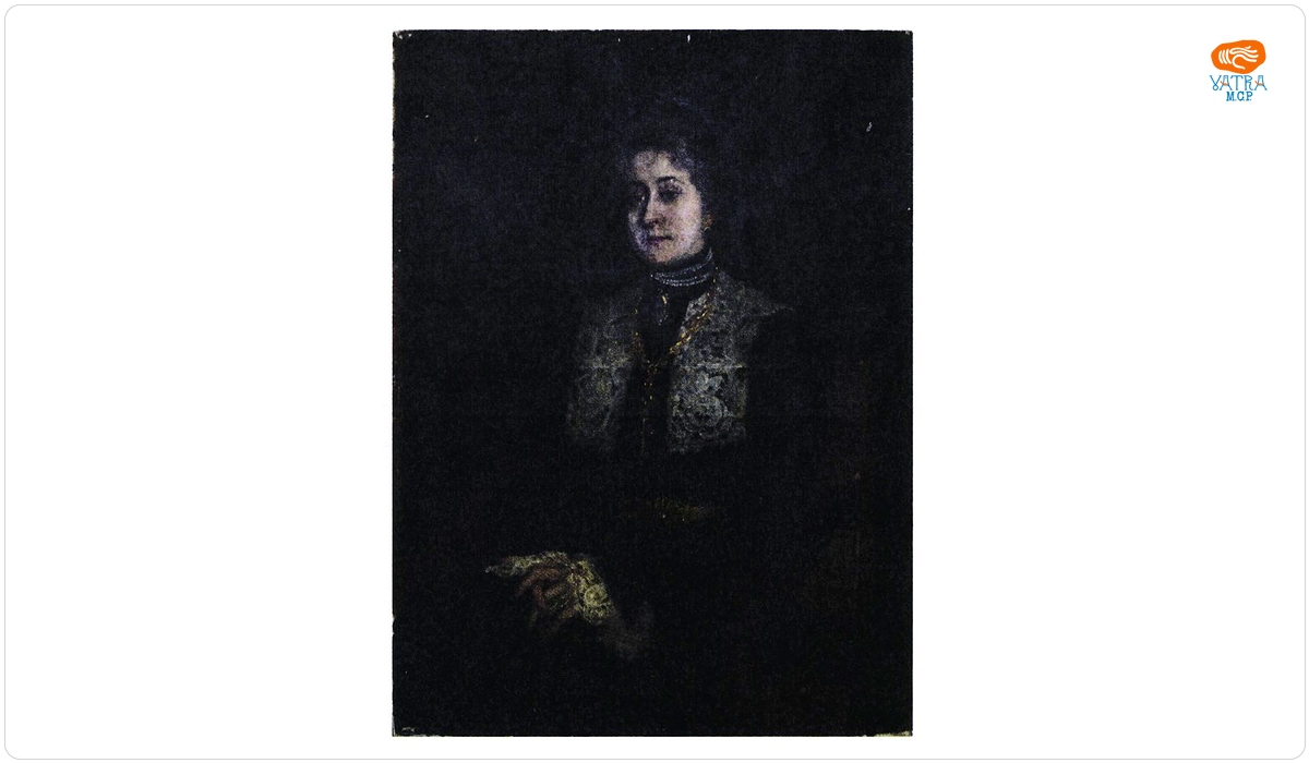 Pierre Auguste BELLET — Portret de femeie