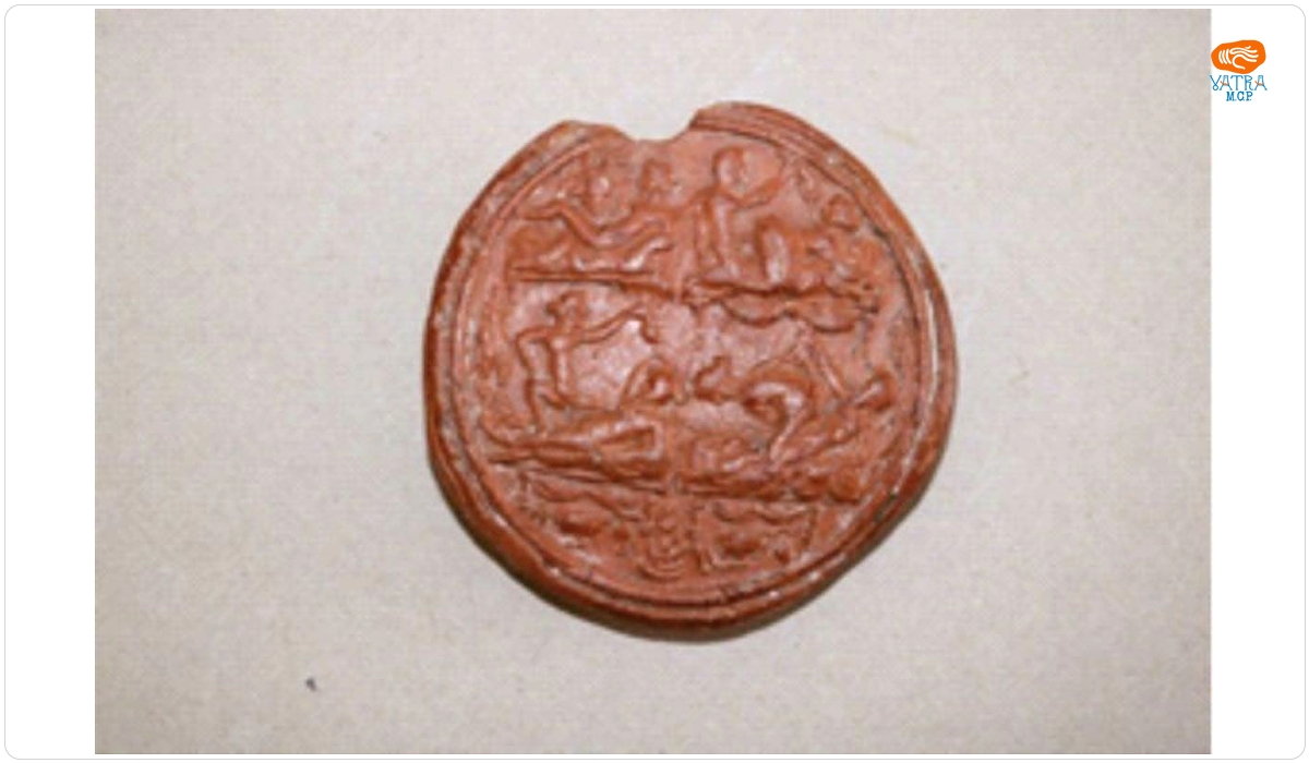 Medalion ceramic cu scene erotice