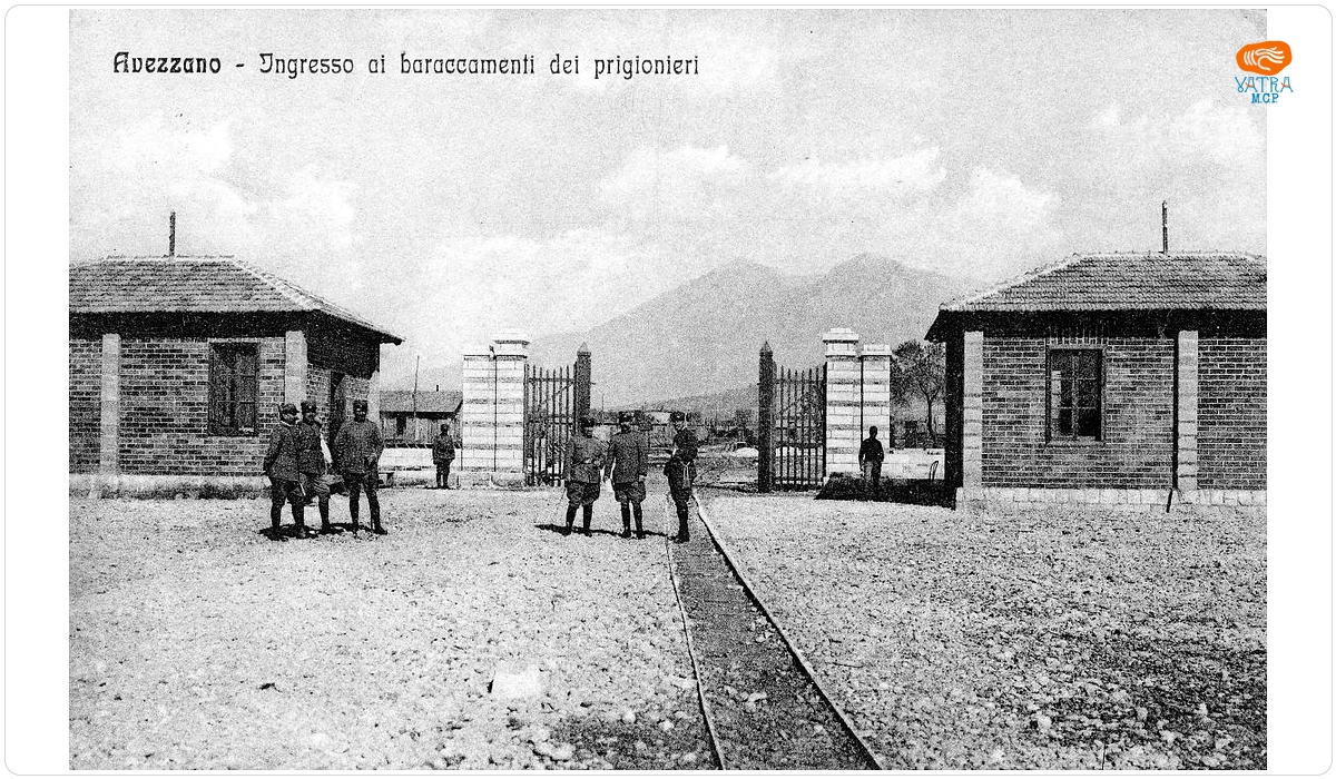 Barăcile prizonierilor. Avezzano 1916-1918