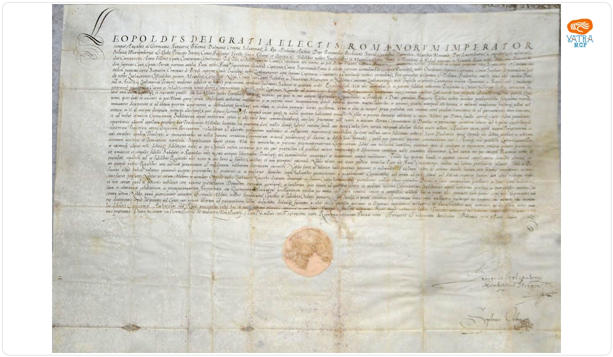 Leopold I — Împăratul Leopold I (1657-1705) confirmă vechile drepturi și libertăți ale locuitorilor din Satu Mare Mințiu.