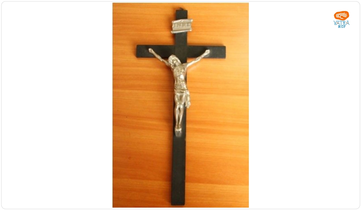 Lajos Haraszty — Crucifix din lemn și metal