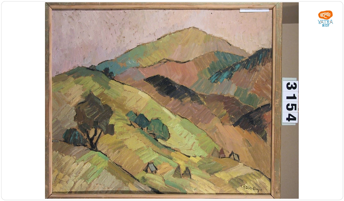Maria Gropa Sion — Peisaj cu coline