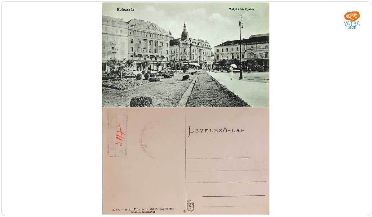 Fuhrmann Miklós — Cluj. Vedere din piața Regele Matia