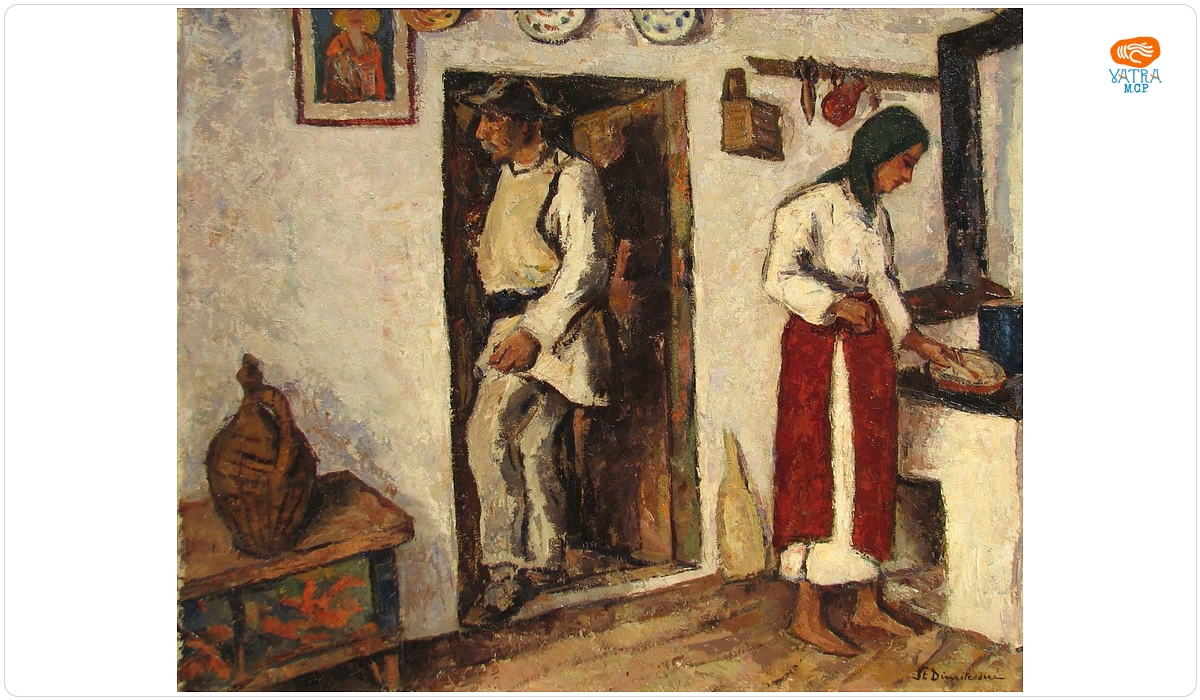 Ștefan Dimitrescu — Interior țărănesc