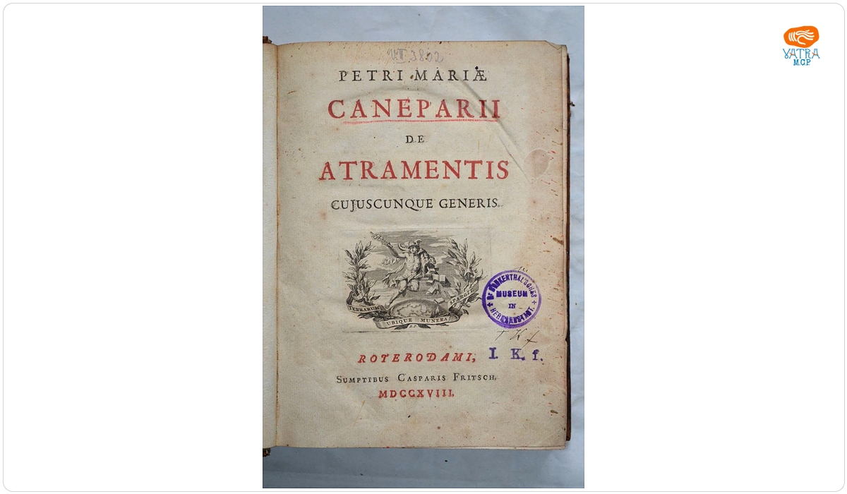 Petri Mariae Caneparii — De atramentis: cujuscunque generis
