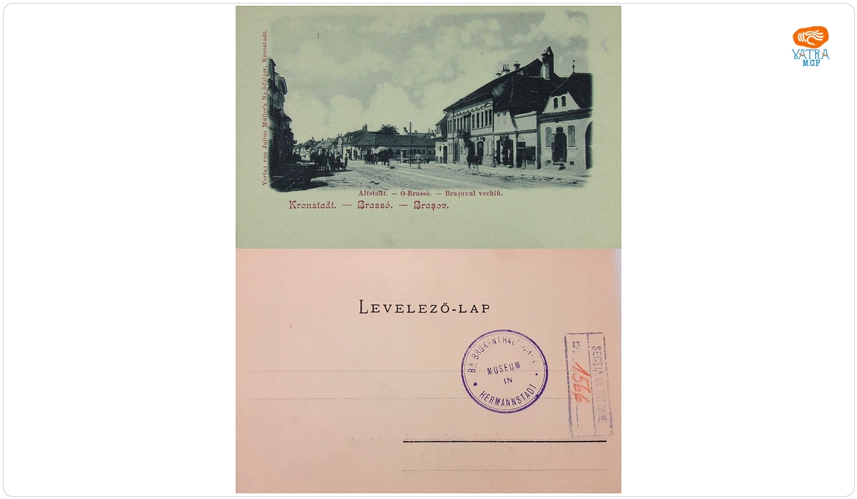 Julius Müller — Vedere din Brașovul vechi