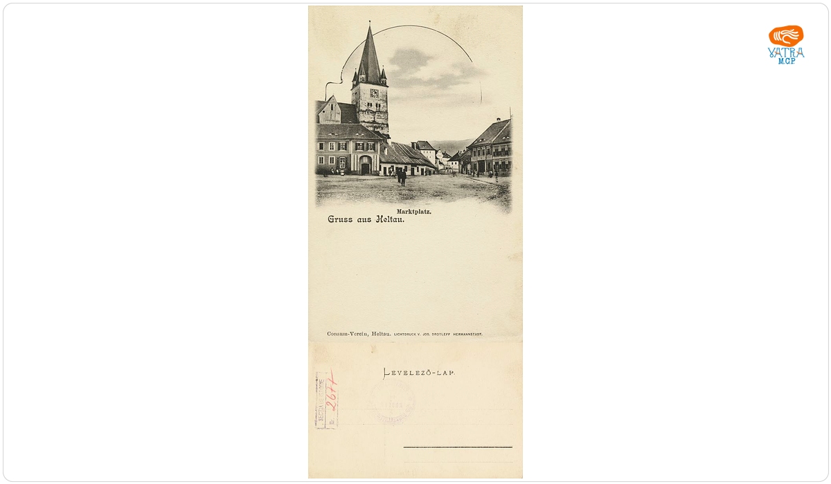 Jos. Drotleff — Cisnădie. Piața centrală