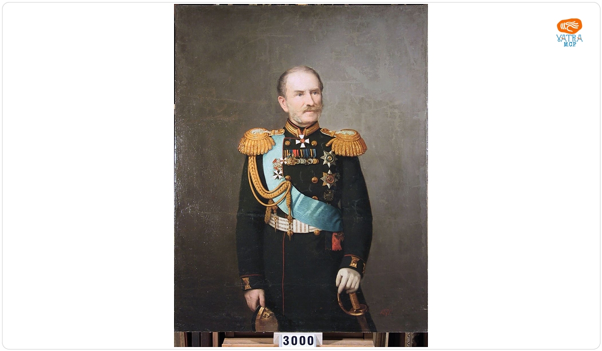 Generalul Paul Demetrius von Kotzebue, guvernator al Noii Rusii și Basarabiei (în registrul inventar: Generalul Pavel Kotzebui)