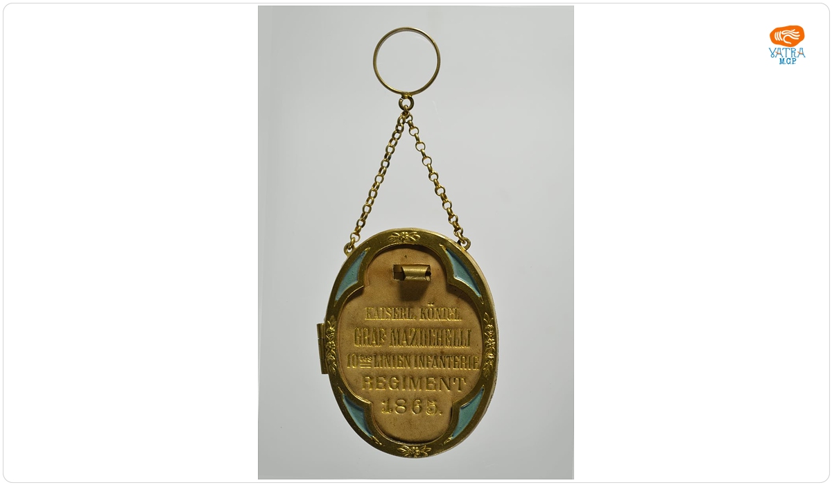 KAISERL. KÖNIGL./ GRAF MAZIICHELLI/ 10TES LINIEN INFANTERIE/ REGIMENT/ 1865